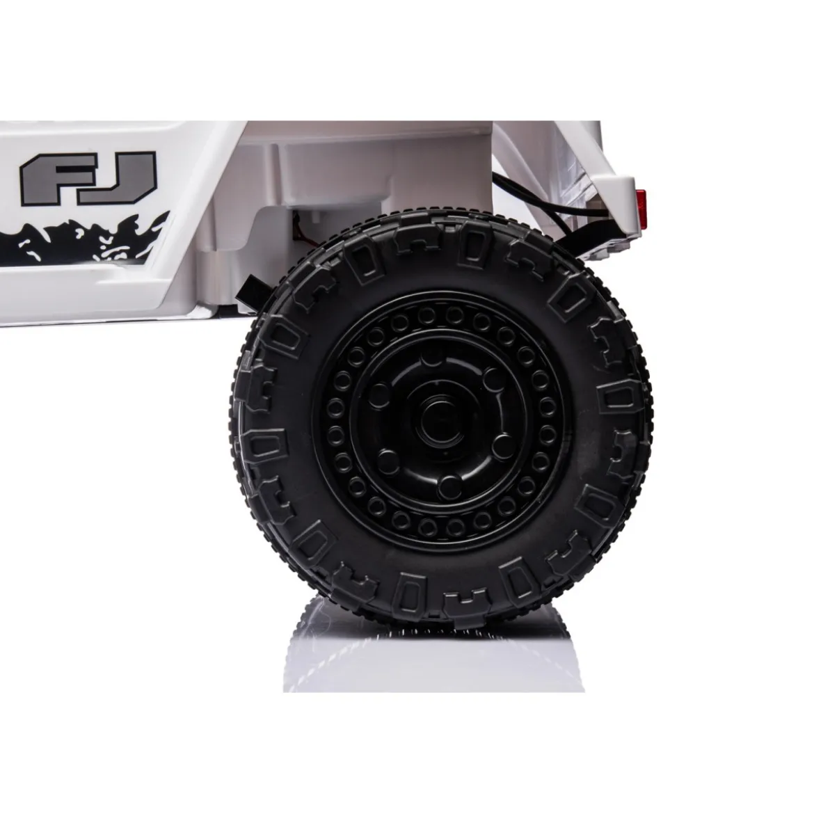 Macchina Elettrica per Bambini Auto Toyota Cruiser a Batteria 12 V Bianca