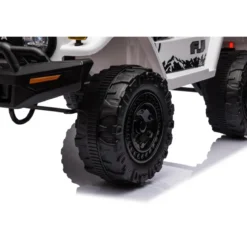 Macchina Elettrica per Bambini Auto Toyota Cruiser a Batteria 12 V Bianca
