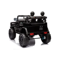 Macchina Elettrica per Bambini Nera Toyota Cruiser Auto a Batteria 12 V