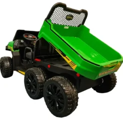 Macchina Elettrica per Bambini Gator Jeep Farmer Verde 6x6 con 2 Posti