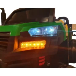 Macchina Elettrica per Bambini Gator Jeep Farmer Verde 6x6 con 2 Posti