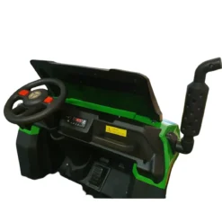 Macchina Elettrica per Bambini Gator Jeep Farmer Verde 6x6 con 2 Posti