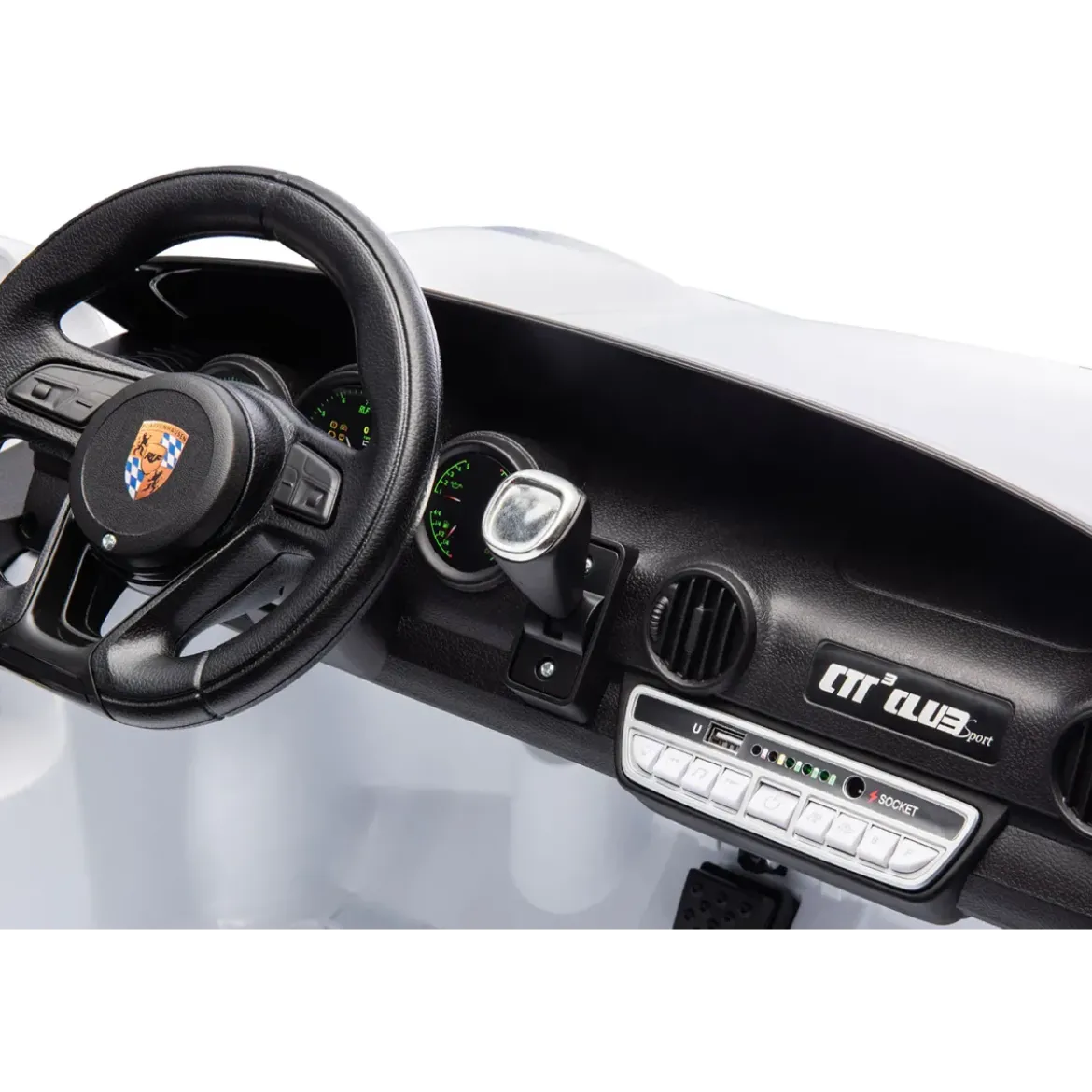 Macchina Elettrica per Bambini 24V Ruf Big Bianco