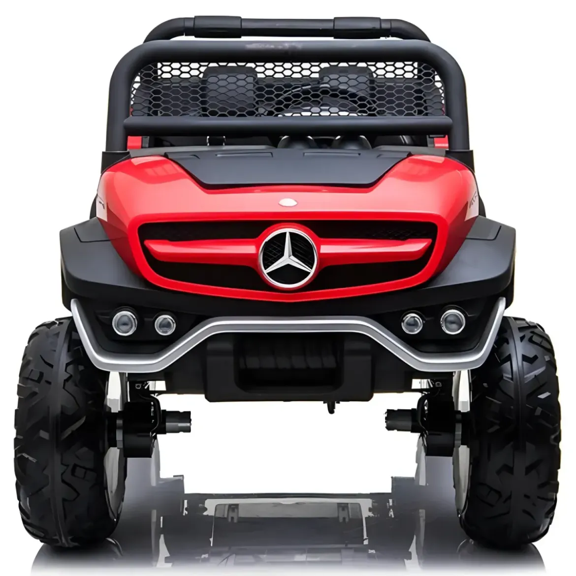 Macchina Elettrica per Bambini Mercedes Unimog Fuori Strada Rosso