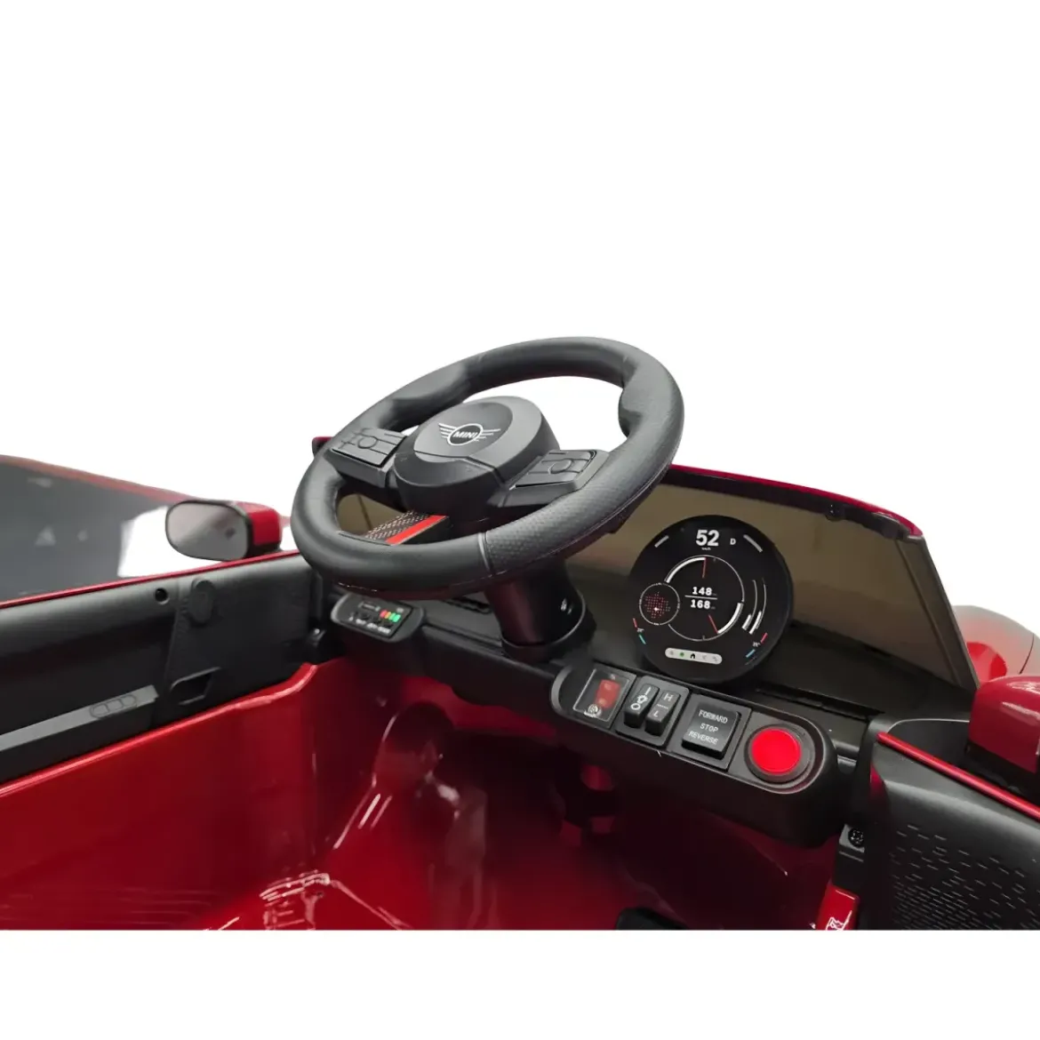 Macchina per Bambini Elettrica Mini Cooper S 12V Rosso Metallizzato