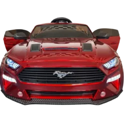 Macchina per Bambini Ford Mustang Rosso Metallizzato a Batteria da 24V