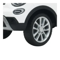 Macchinetta per Bambini Cavalcabile a Spinta Fiat 500X Bianca