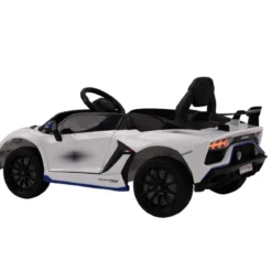 Macchinina a Batteria Lamborghini Bianco SVJ Small