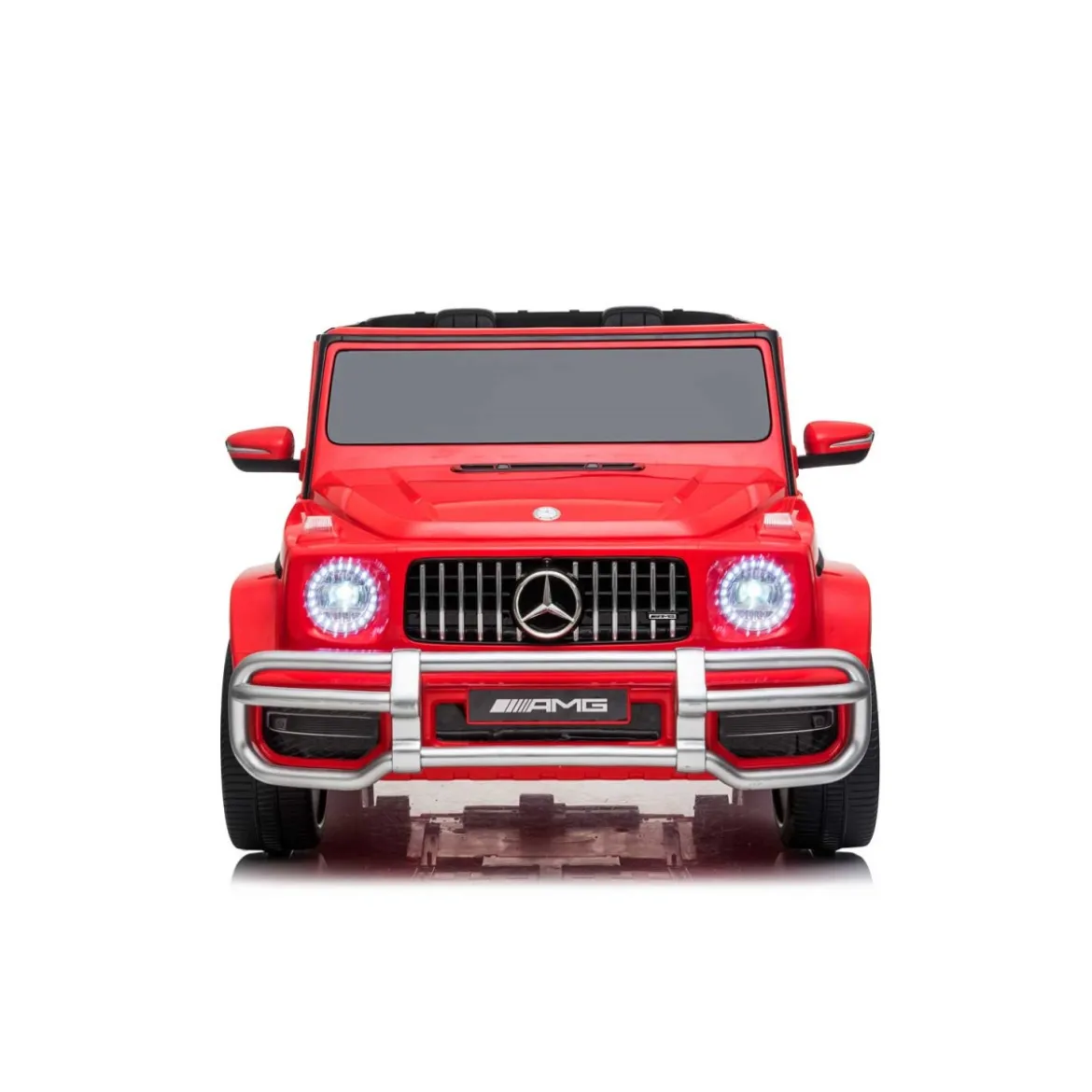 Macchinina Rosso Elettrica Bambini Mercedes G Batteria 12 V Fuoristrada