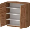 Madia Alta Rovere Wotan Credenza 4 Ante 3 Ripiani Legno Salvaspazio