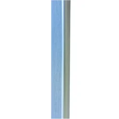 Maniglione per Porta Blindata da 120cm Cromato Satinato Piatto Verticale da Esterno