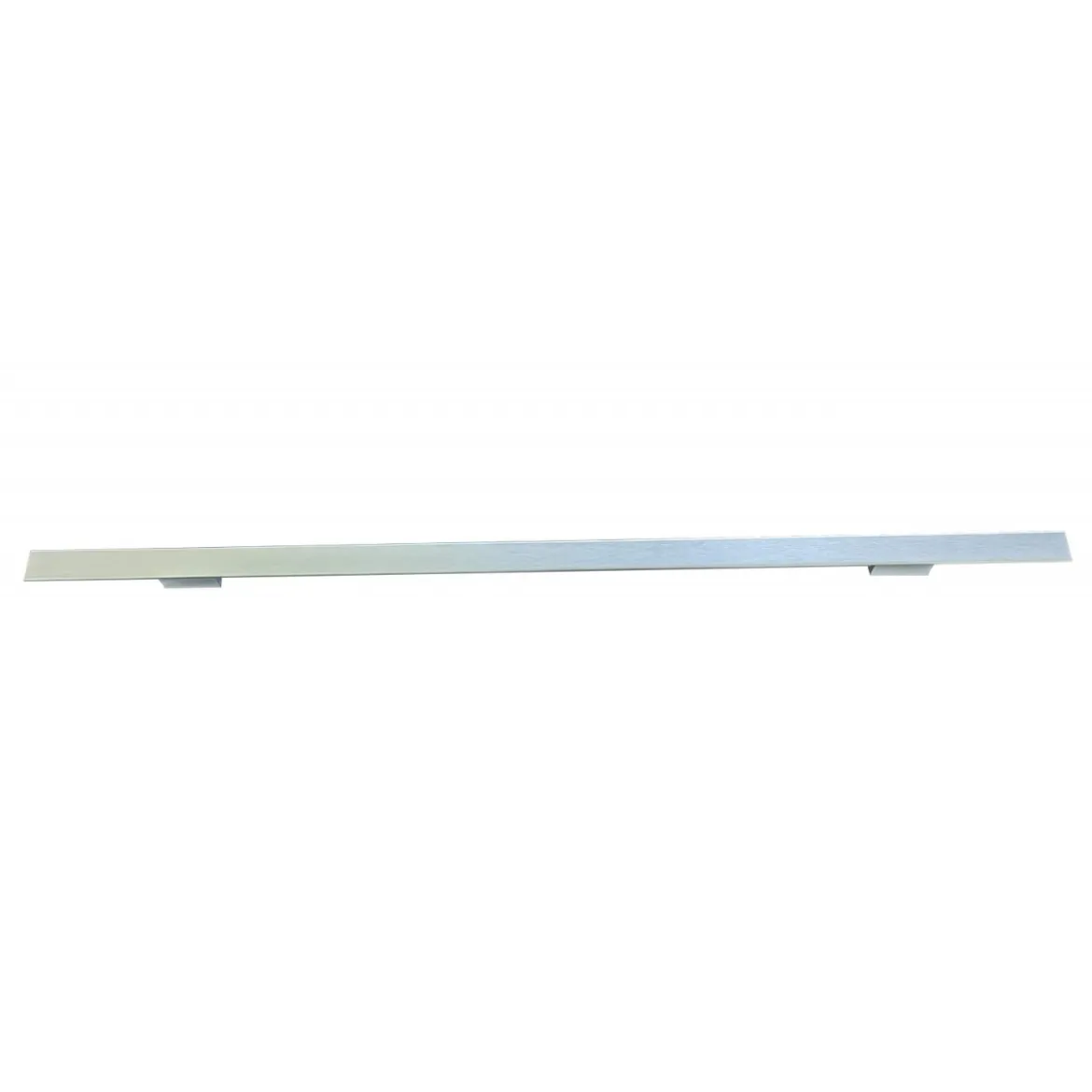 Maniglione per Porta Blindata da 120cm Cromato Satinato Piatto Verticale da Esterno