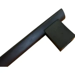 Maniglione Piatto Porta Blindata Nero 50cm Moderno