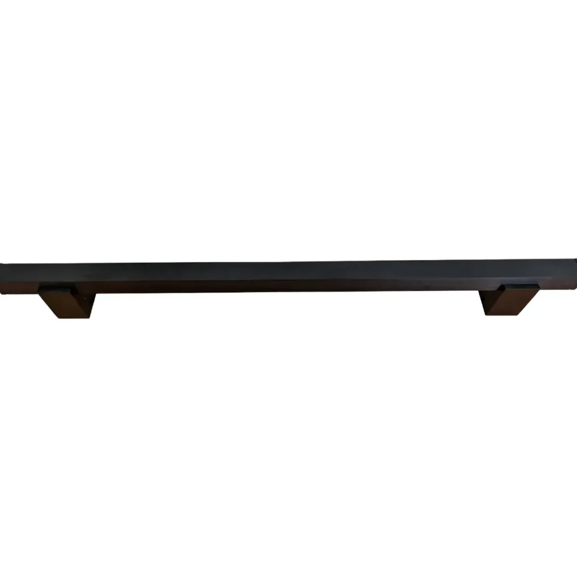 Maniglione Quadro Porta Blindata Nero 50cm Moderno