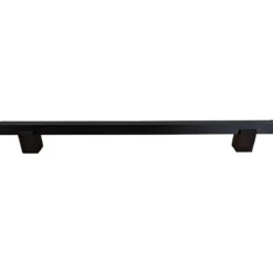 Maniglione Quadro Porta Blindata Nero 50cm Moderno