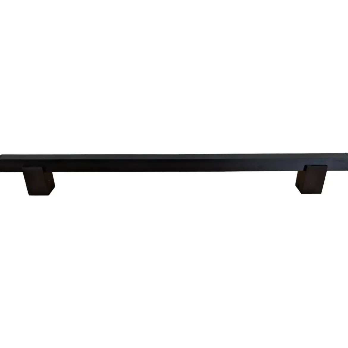 Maniglione Quadro Porta Blindata Nero 50cm Moderno