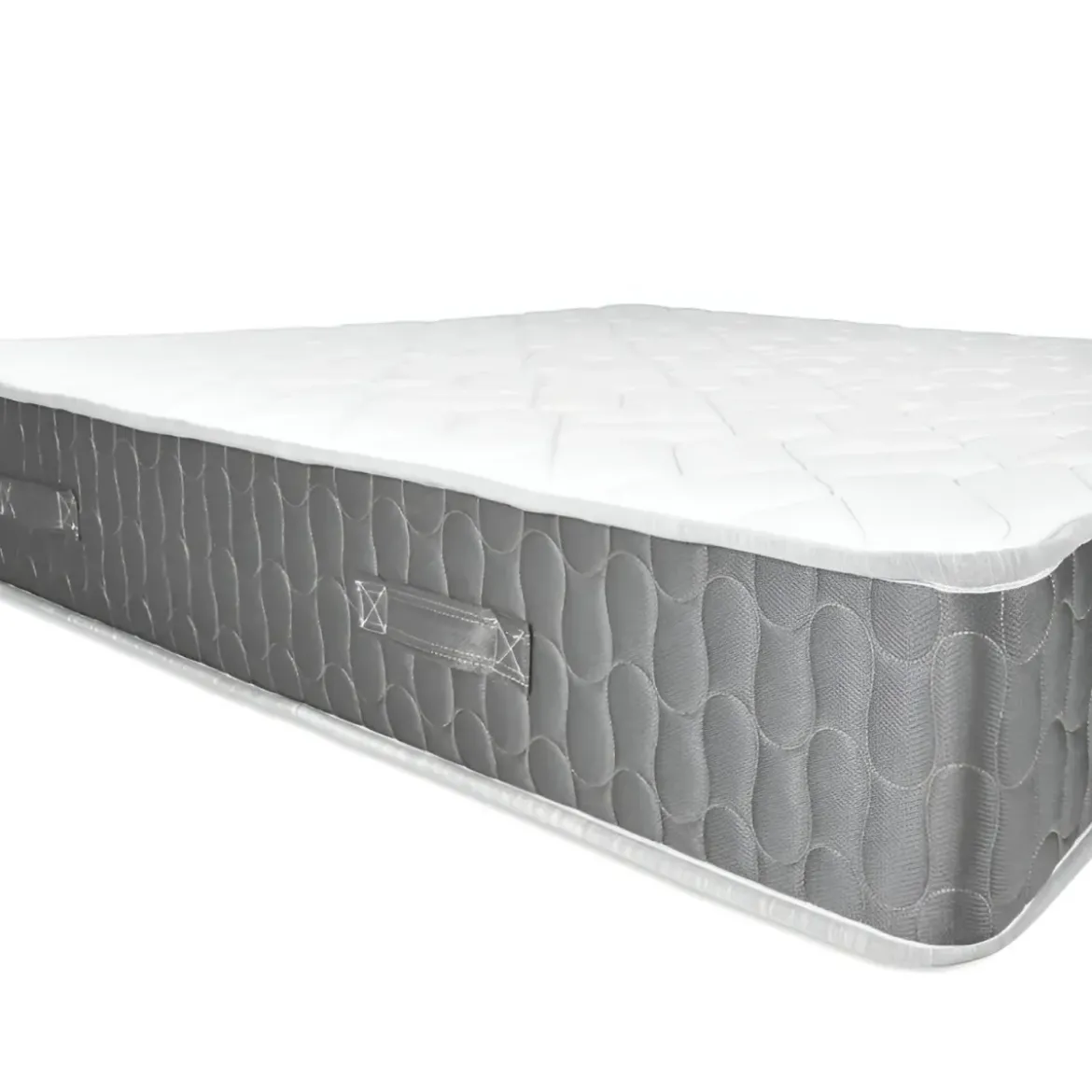 Materasso Matrimoniale Memory Lato Invernale 160x200x25 Bordo Grigio