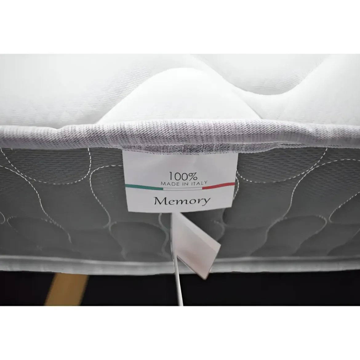 Materasso Matrimoniale Memory Lato Invernale 160x200x25 Bordo Grigio