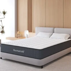 Materasso Matrimoniale 160x200x25 cm Memory Foam con Molle