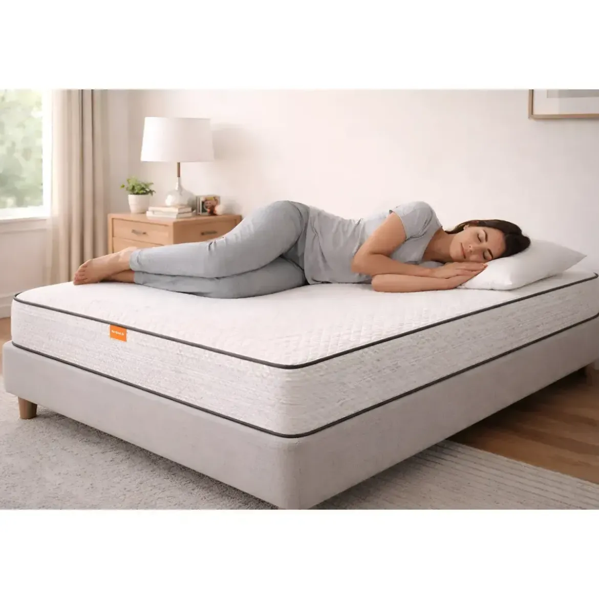 Materasso Memory Singolo 90x190 cm h25 cm Ortopedico Anallergico
