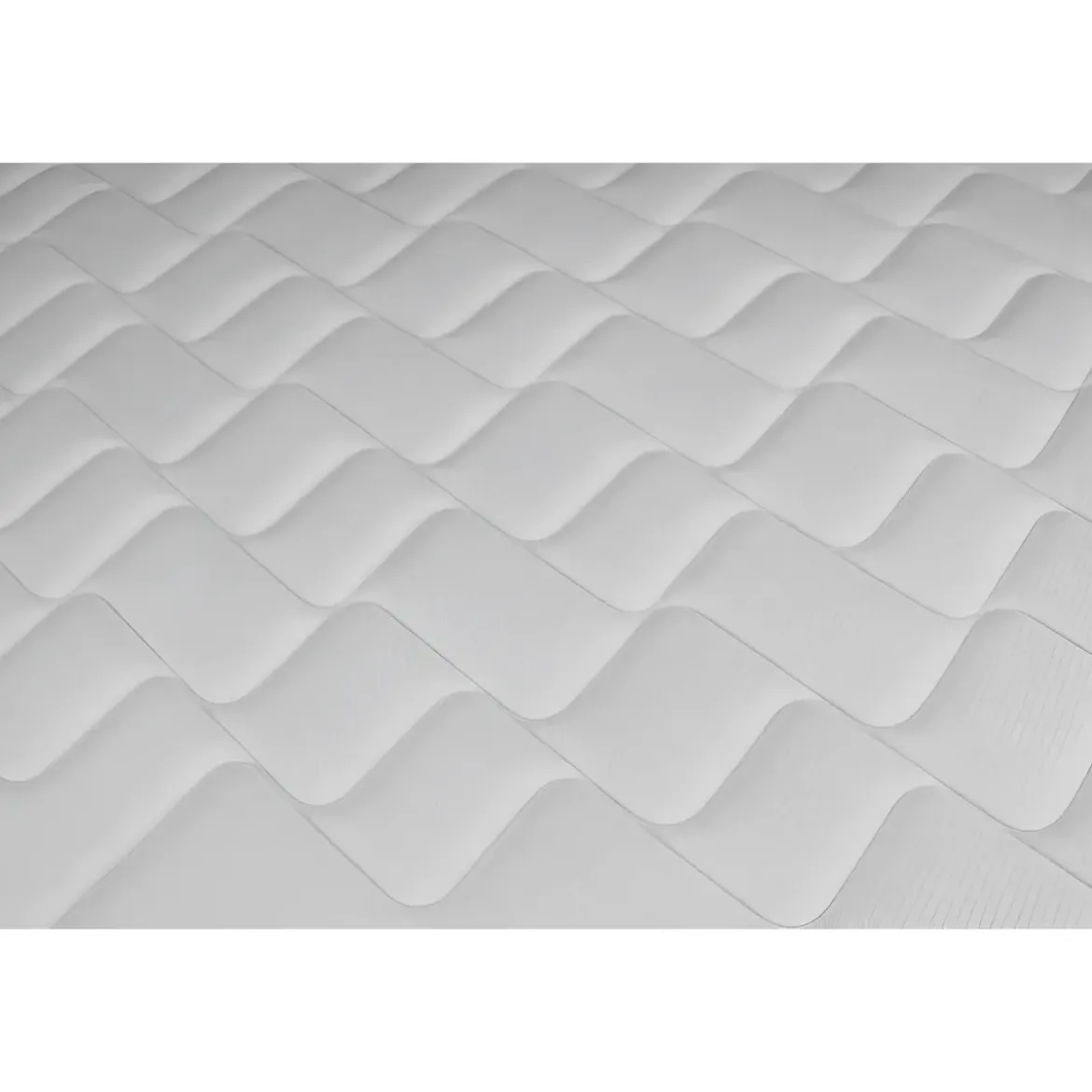 Materasso Singolo 80x190x25 cm Memory Foam Bordo Blu Traspirante
