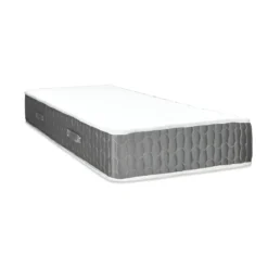 Materasso Singolo 90x190x25 cm Sfoderabile Memory Foam Grigio