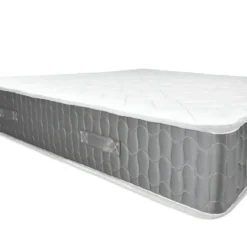 Materasso Singolo 90x190x25 cm Sfoderabile Memory Foam Grigio