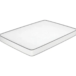 Materasso Waterfoam Una Piazza e Mezza 120x190 cm h12 cm Ortopedico