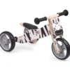 Minibike 2 in 1 Zebra in Legno per Bambini 18–36 Mesi Bici Equilibrio