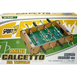Mini Calcetto Biliardino da Tavolo Segnapunti Palline Aste Calciobalilla Soccer