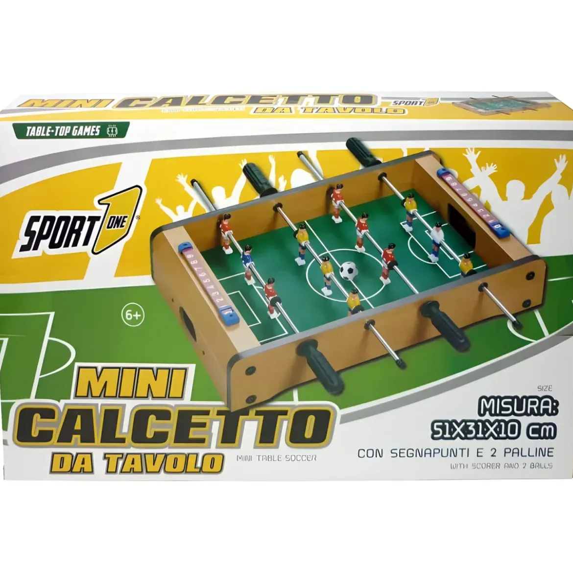 Mini Calcetto Biliardino da Tavolo Segnapunti Palline Aste Calciobalilla Soccer