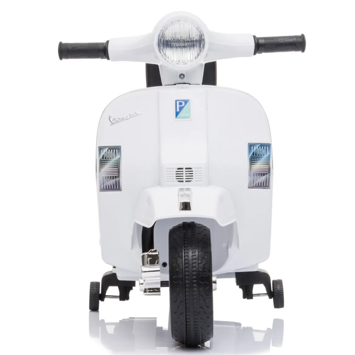 Mini Vespa Piaggio Bianca Elettrica per Bambini Batteria 6 V