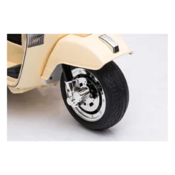Mini Vespa Piaggio Crema Elettrica per Bambini Batteria 6 V