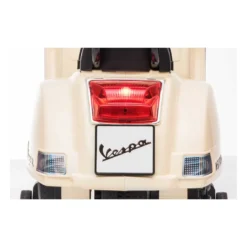 Mini Vespa Piaggio Crema Elettrica per Bambini Batteria 6 V