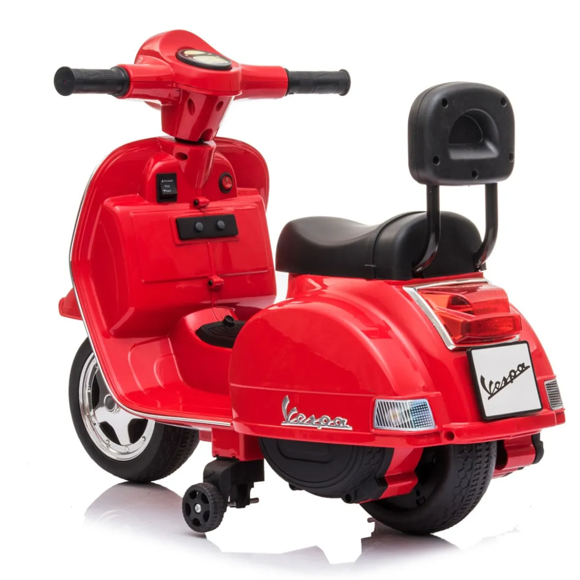 Mini Vespa Piaggio Rossa Elettrica per Bambini Batteria 6 V