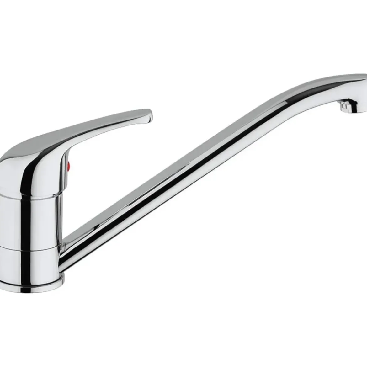 Miscelatore Lavello Monocomando Ottone Cromato Cartuccia 40 mm