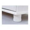 Mobile Alto 2 Ante Cassetti Bianco Credenza Vetrina da Soggiorno Cucina Rustico