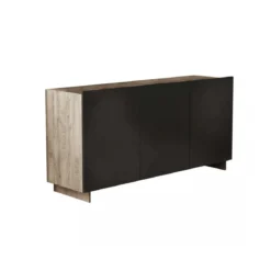 Mobile Basso 3 Ante in Legno Credenza Moderna da Soggiorno Ingresso