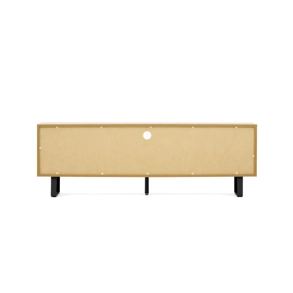 Mobile Basso 3 Ante Ribalta 160 Rovere Porta Tv Parete Salotto Multiuso Moderno