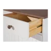 Mobile Credenza 2 Ante 2 Cassetti Bianco Noce Madia Dispensa Buffet da Cucina