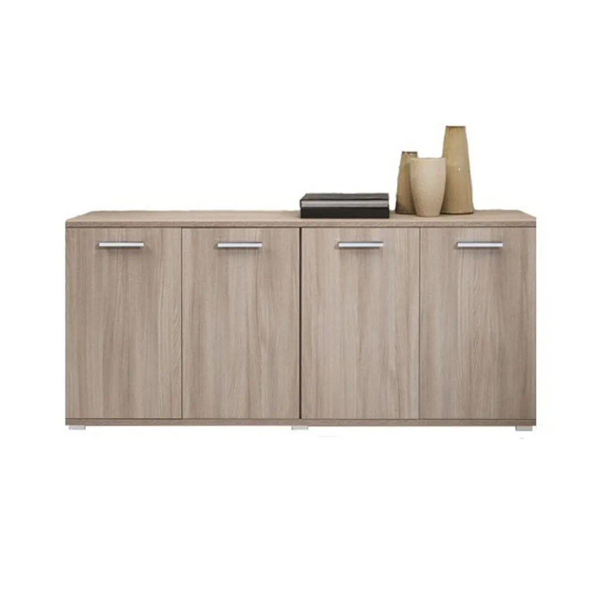 Mobile Credenza 4 Ante 180 Olmo con Ripiani Madia Buffet da Soggiorno Moderna