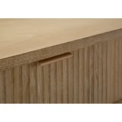 Mobile da Ingresso in Legno Naturale con Cassetto Ripiano Moderno