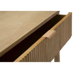 Mobile da Ingresso in Legno Naturale con Cassetto Ripiano Moderno