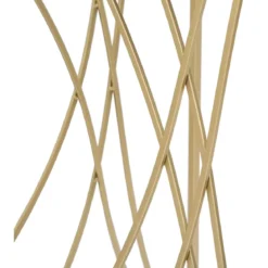 Mobile da Ingresso Metallo Oro Vetro Specchiato 120x40x80 cm Moderno