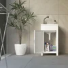 Mobile Lavatoio in Resina 45x50 Lavanderia Vasca Plastica Pilozzo Esterno