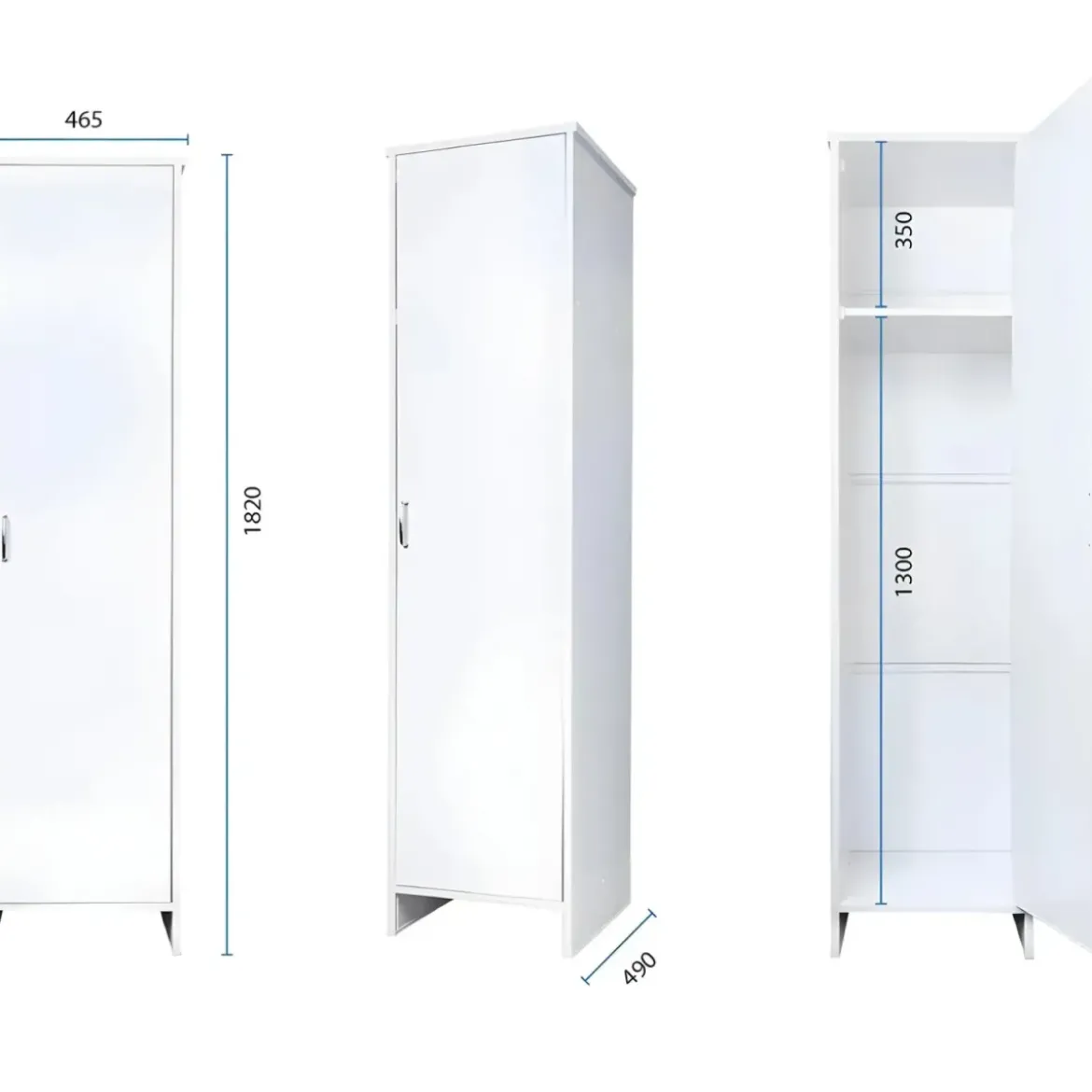Mobile Lavatoio 45x50x85 con Colonna 45x50x182 e Specchio 45x60