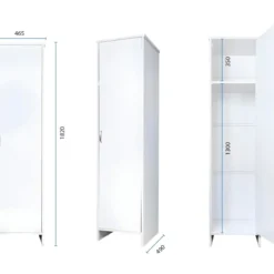 Mobile Lavatoio 45x50x85 Pensile 45x34x52 Colonna 45x50x182 cm