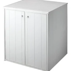 Mobile Lavatrice Asciugatrice in Resina Pvc Coprilavatrice da Bagno