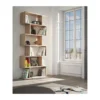 Mobile Libreria 80 Rovere Venato Ripiani Design a Giorno Parete Modulare Studio