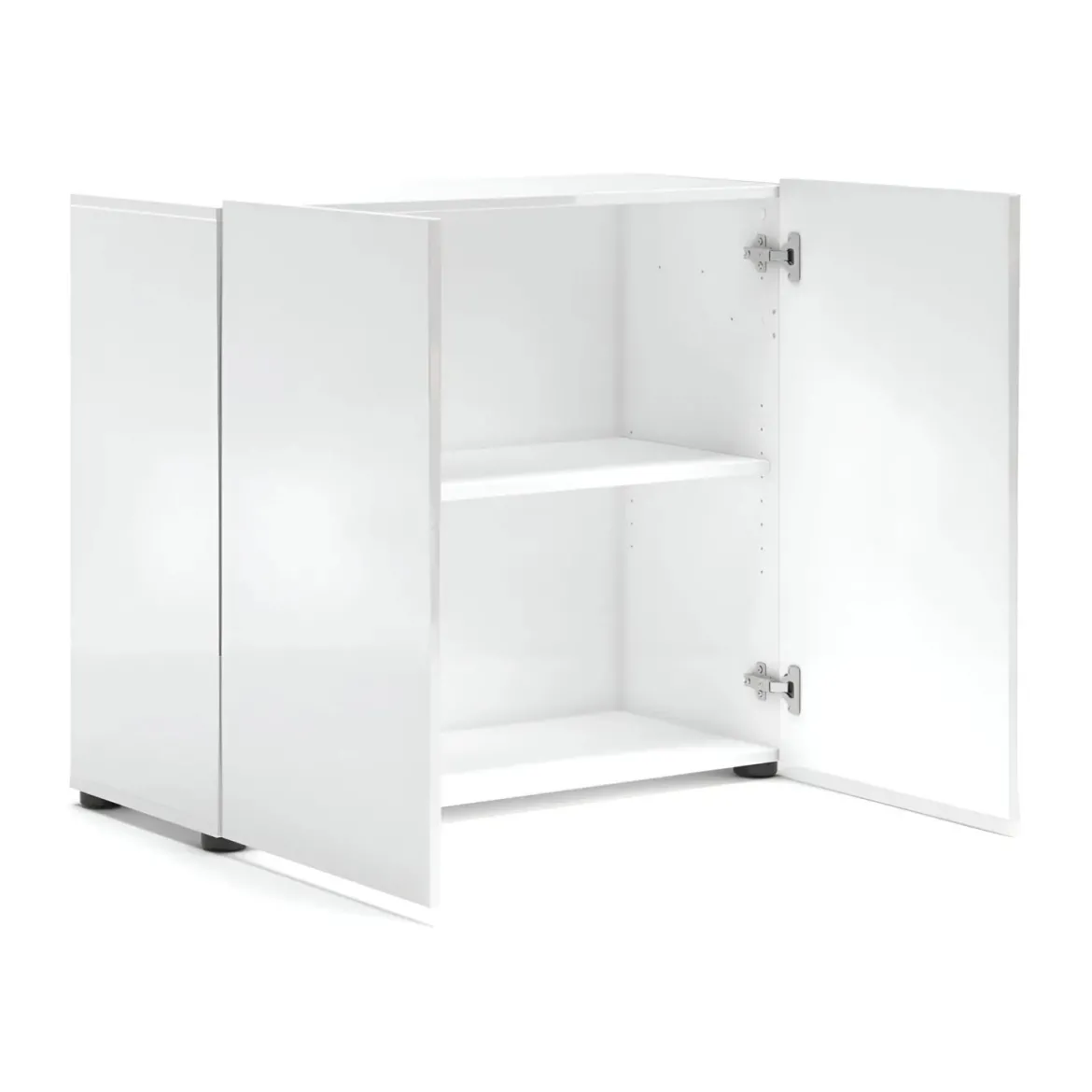 Mobile Madia 90x38x79 cm con 2 Ante e Ripiano